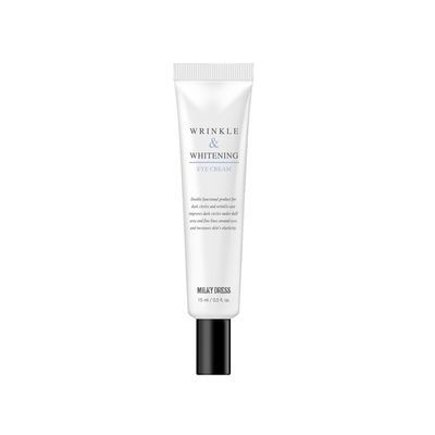 KIOKOMILKYDRESS Wrinkle-Whitening Eye Cream anti-wrinkle eye cream, 15 ml