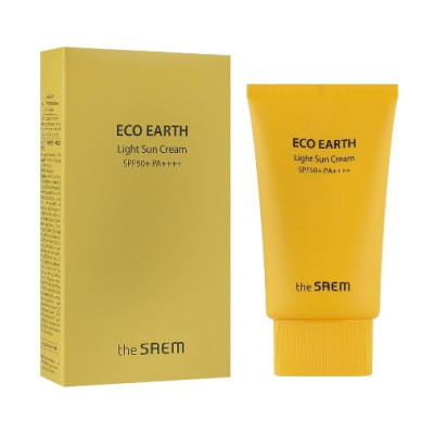 KIOKOСолнцезащитный крем Saem Eco Earth Light, 50 г