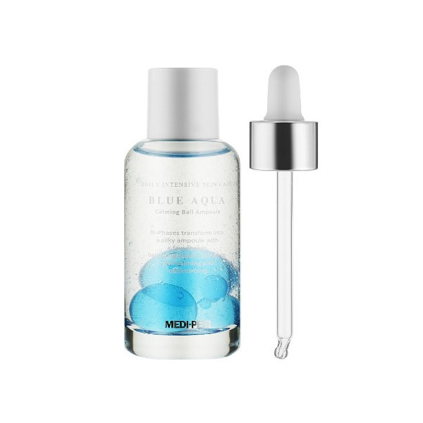 Medi Peel Blue Aqua Успокаивающая шариковая ампула