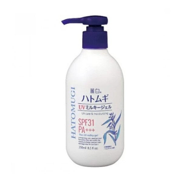 Lotion KUMANO COSME Reihaku Hatomugi UV milk gel SPF 31 PA+++ 250g