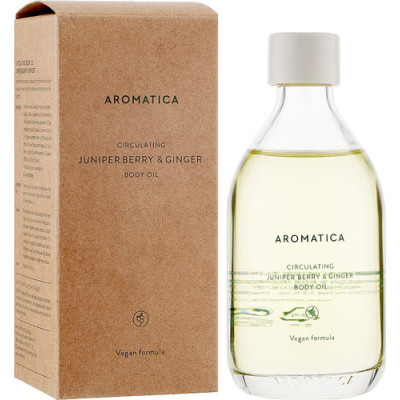 KIOKOЦиркуляционное масло для тела AROMATICA масло можжевельника и имбиря [100 мл]