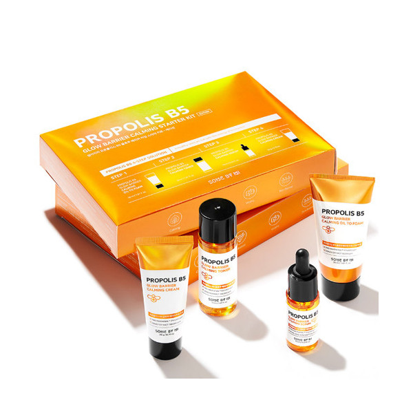 Some of the Mi Propolis B5 Glow Barrier Calming Starter Kit