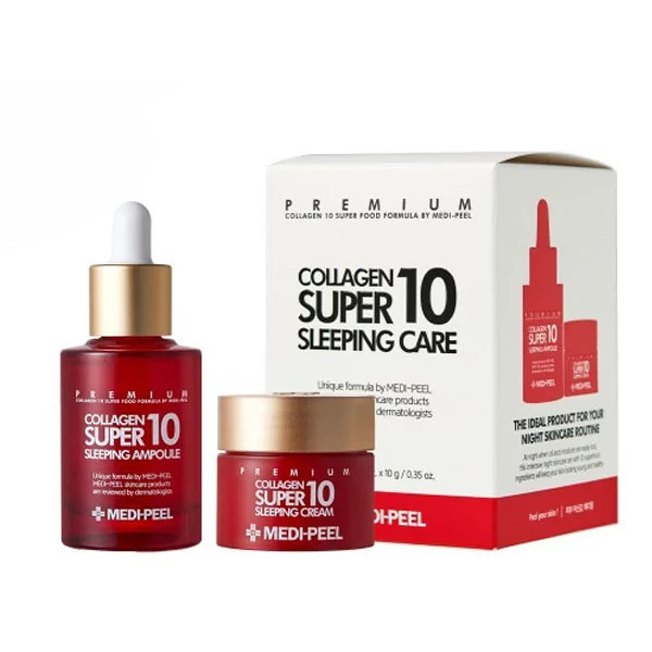 MEDI PEEL COLLAGEN SUPER 10 набор для ночного ухода лица