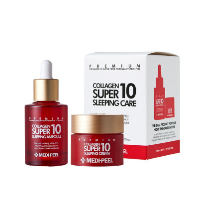 KIOKOMEDI PEEL COLLAGEN SUPER 10 набор для ночного ухода лица