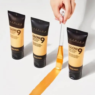 KIOKOMedi Peel Glow9 24K zelta maska sējai
