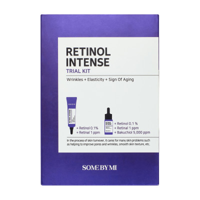 KIOKOSOME BY MI RETINOL INTENSE TRIAL KIT Intensive anti-aging face care kit with retinol