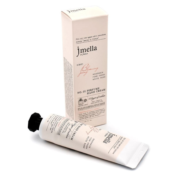 Jmella BLOOMING PEONY PERFUME HAND CREAM крем для рук (Мандарин, розовый пион, белый мускус)