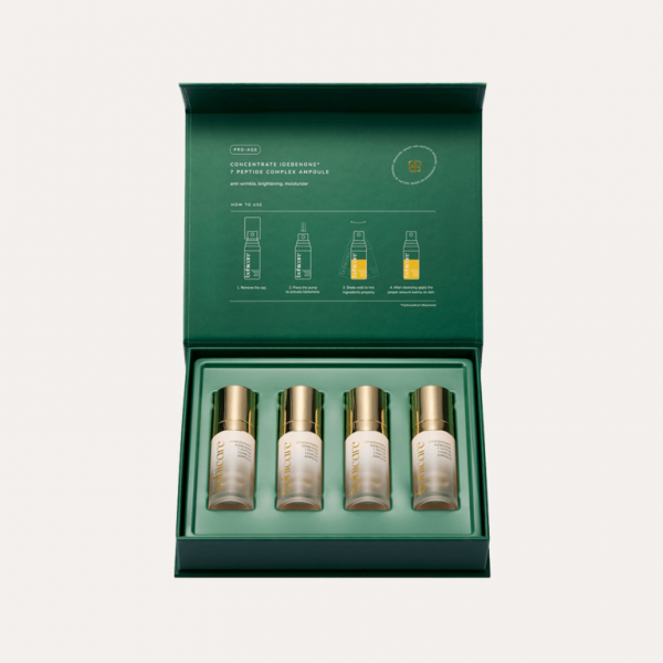 Ампулы Bohicare Concentrate Idebenone 7 Peptide Complex 35+, 4 шт. по 8 мл